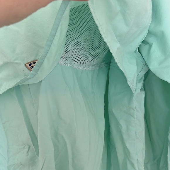 Columbia Men’s XL PFG long sleeve UPF 30+ Sun Protection Mint Green - Picture 7 of 7